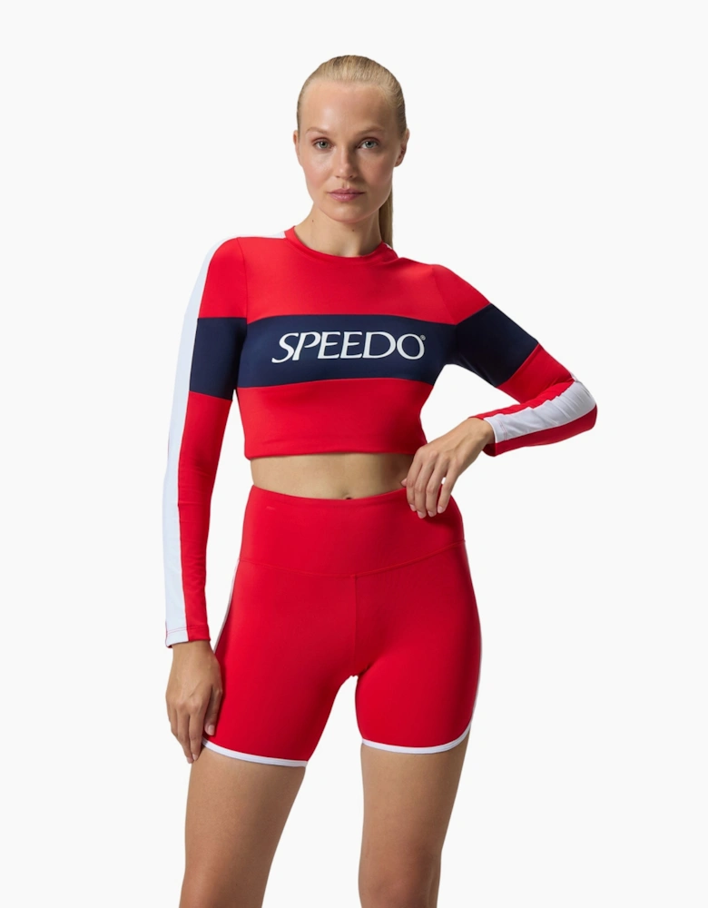 Speedo Womens/Ladies Solid Bound Swim Shorts