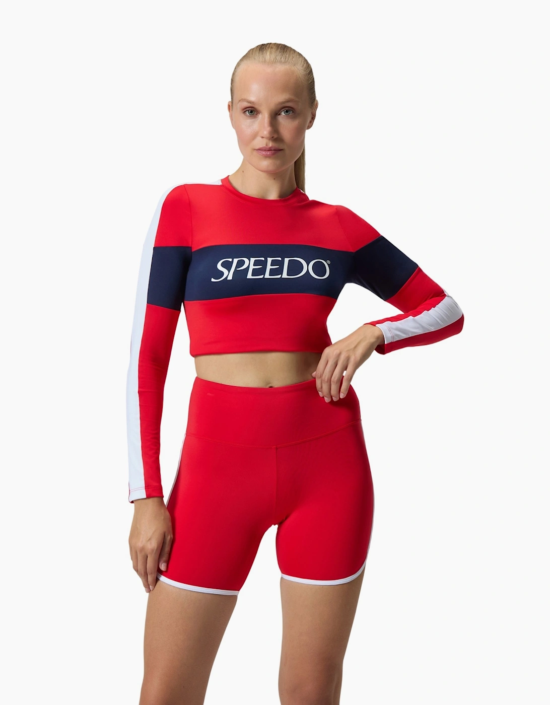 Speedo Womens/Ladies Solid Bound Swim Shorts