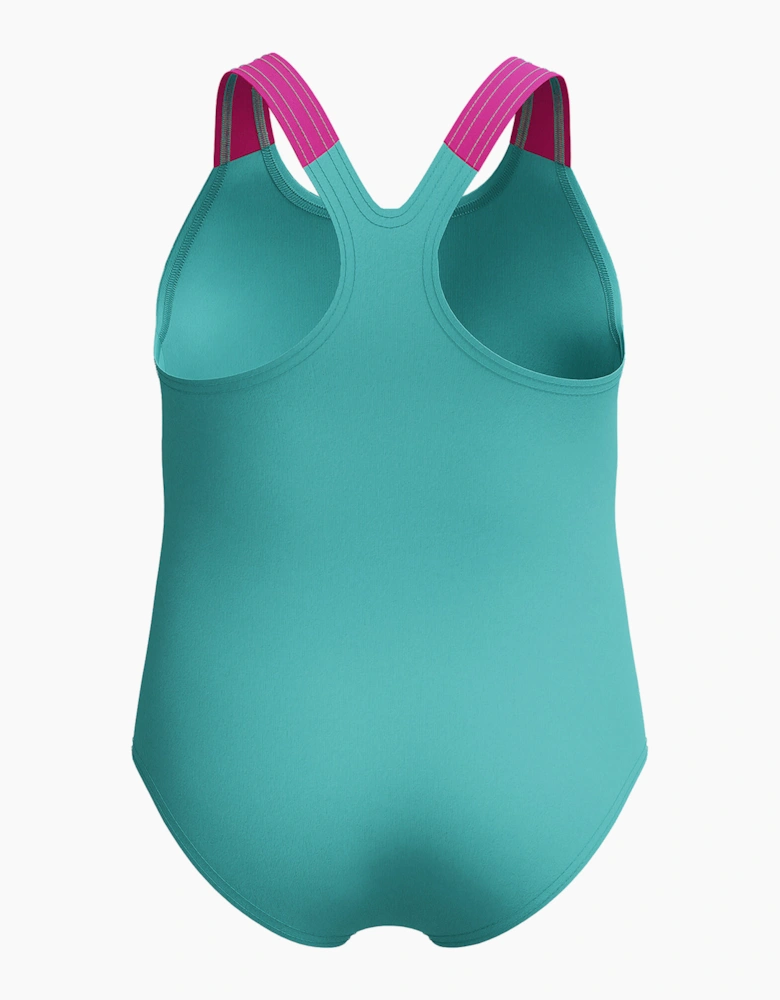 Speedo Girls Printed One Piece Swimsuit