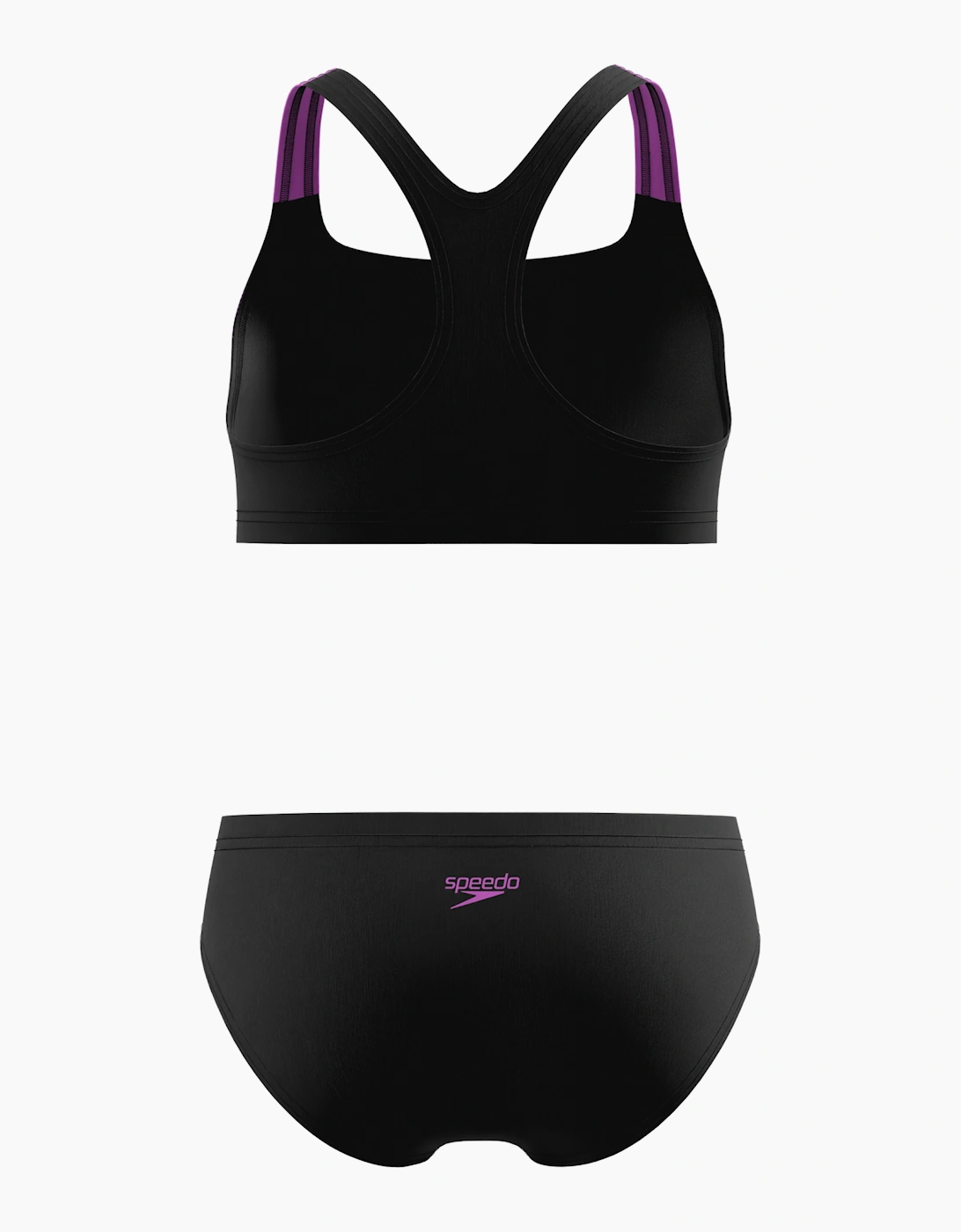 Speedo Girls Medley Logo Racerback Two-Piece Swimsuit