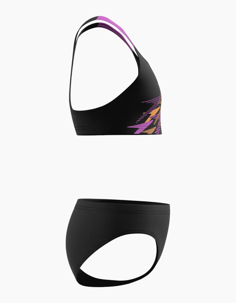 Speedo Girls Medley Logo Racerback Two-Piece Swimsuit