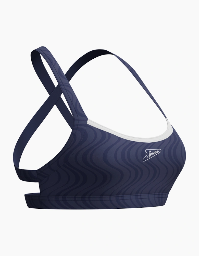 Speedo Womens/Ladies Textured Cross Back Bikini Top