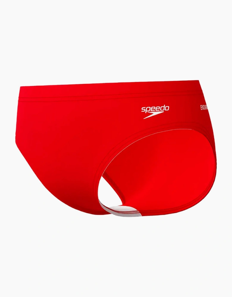 Speedo Boys Logo Endurance+ Swim Briefs
