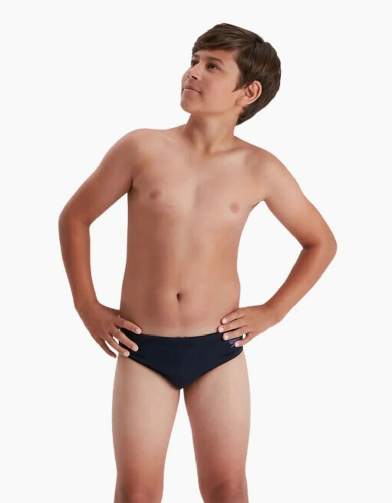 Speedo Boys Logo Endurance+ Swim Briefs