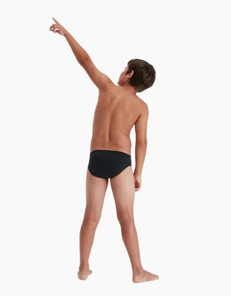 Speedo Boys Logo Endurance+ Swim Briefs