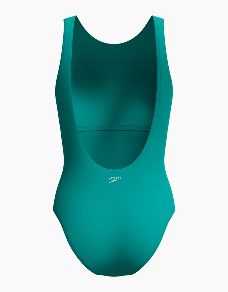 Speedo Womens/Ladies High-Neck One Piece Swimsuit