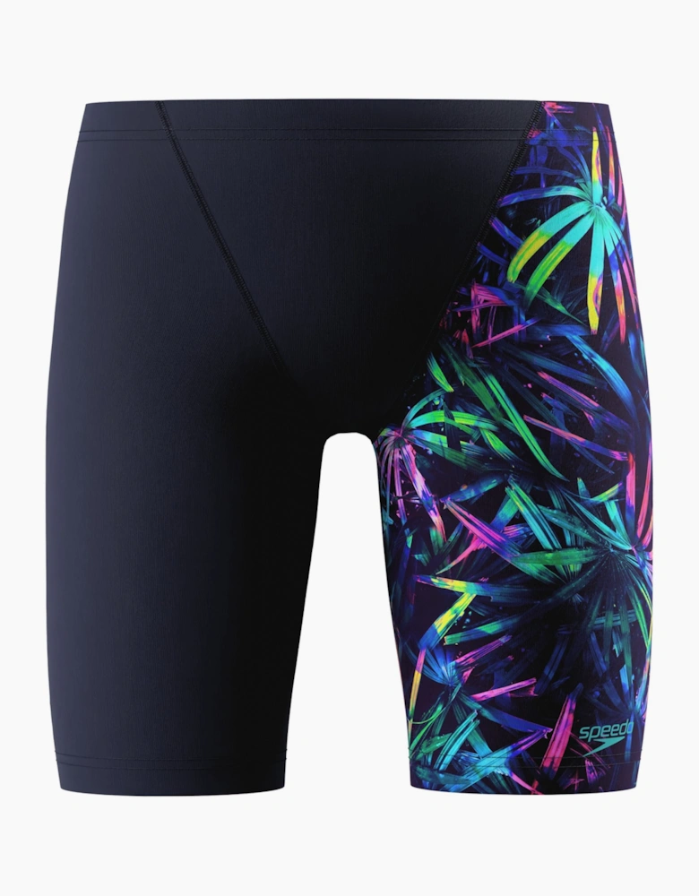 Speedo Boys Tropical Leaves V-Cut Jammer Shorts