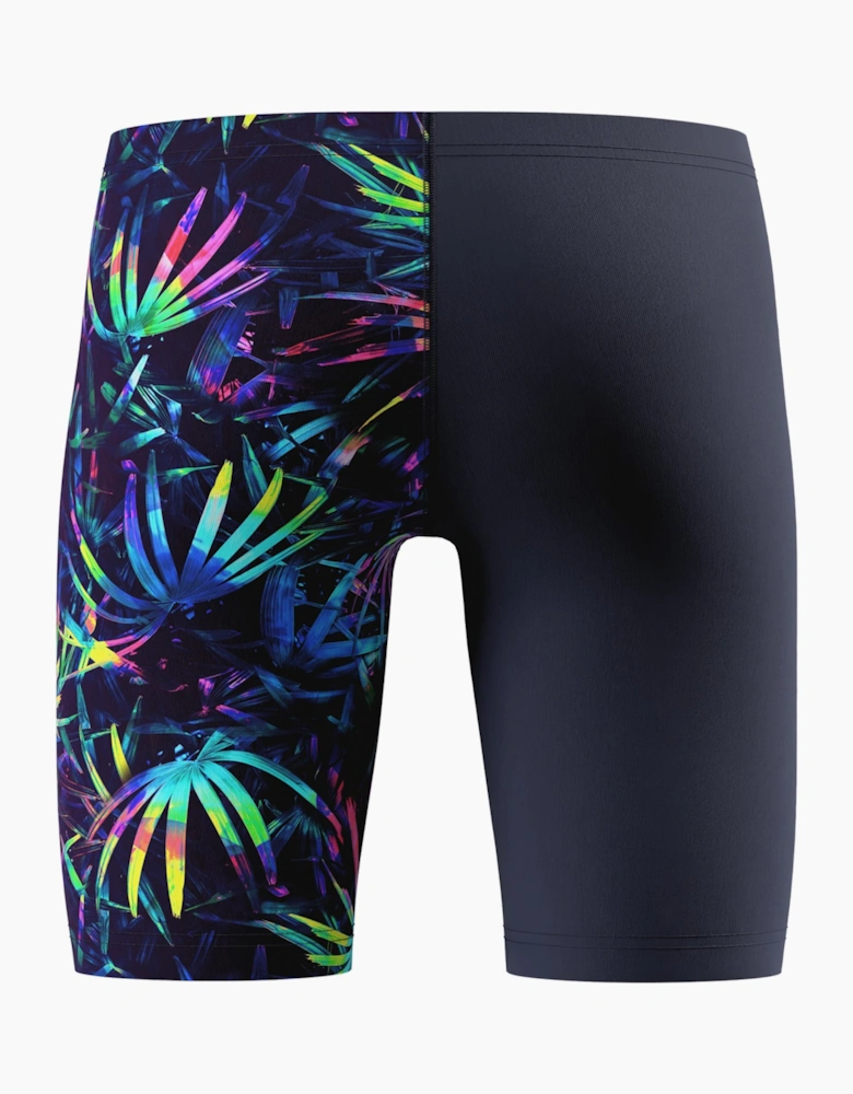 Speedo Boys Tropical Leaves V-Cut Jammer Shorts