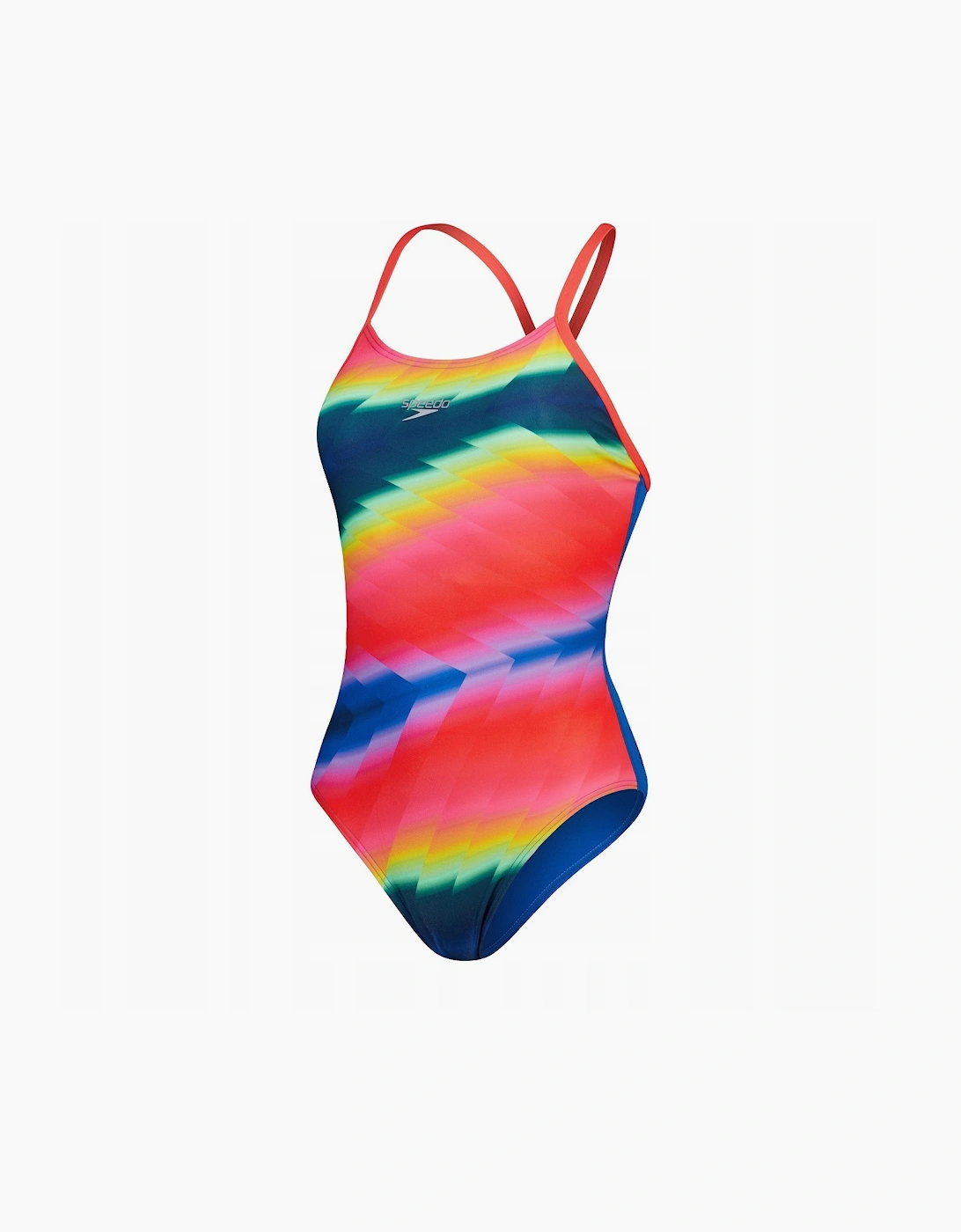 Speedo Womens/Ladies All-Over Print Cross Back One Piece Swimsuit