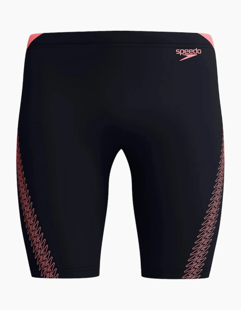 Speedo Mens Hyperboom Placement Geometric Jammer Shorts