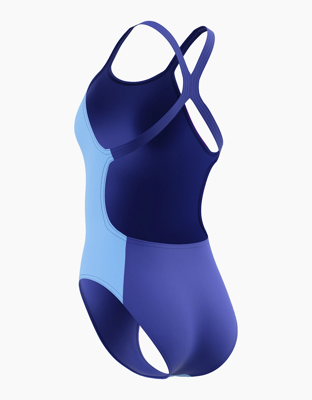 Speedo Womens/Ladies Placement Powerback Printed One Piece Swimsuit