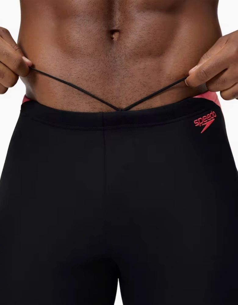 Speedo Mens Hyperboom Placement Geometric Jammer Shorts
