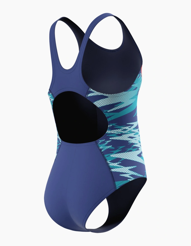Speedo Girls Hyperboom Muscleback One Piece Swimsuit
