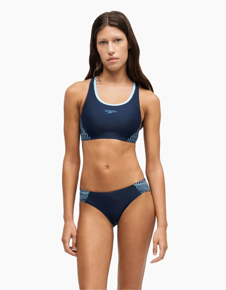 Speedo Womens/Ladies Placement Racerback Two-Piece Swimsuit