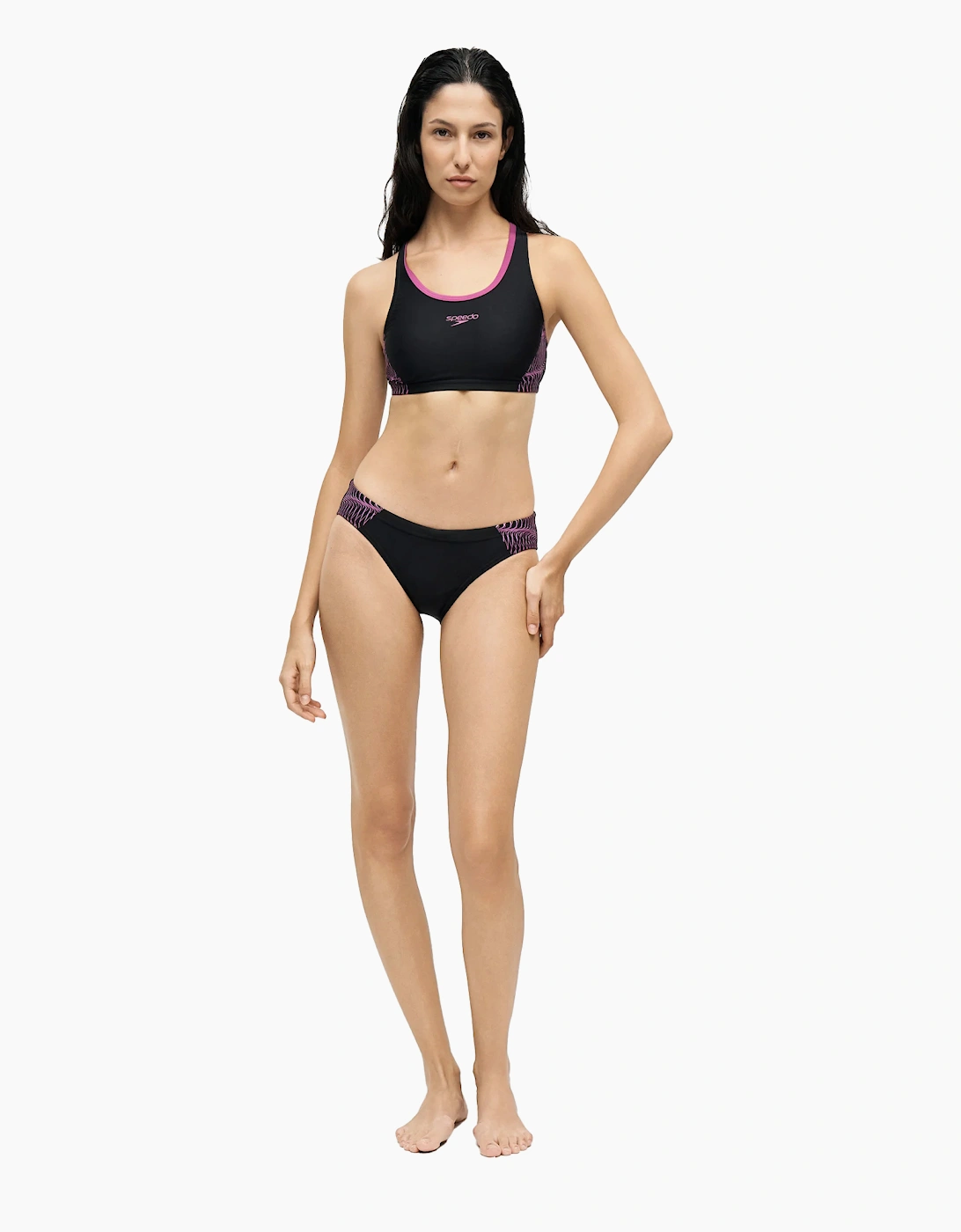 Speedo Womens/Ladies Placement Racerback Two-Piece Swimsuit