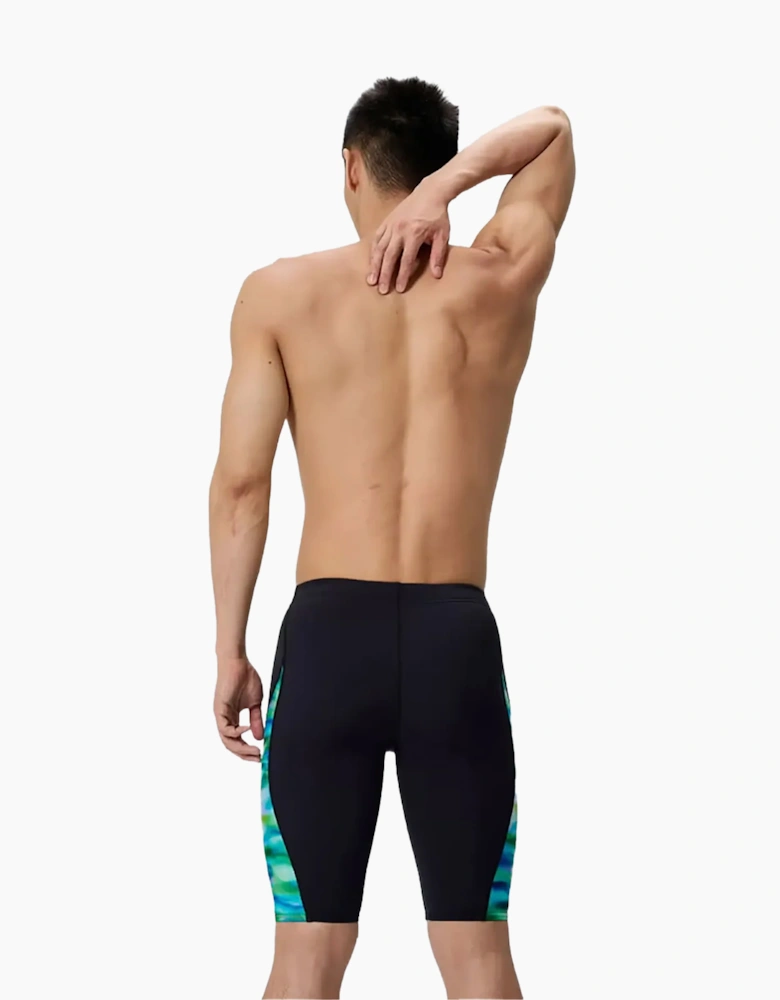 Speedo Mens Spliced Printed Endurance+ Jammer Shorts