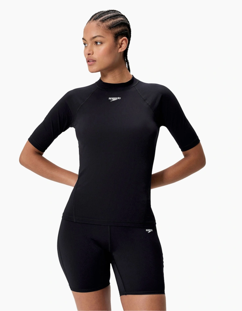 Speedo Womens/Ladies Endurance+ Short-Sleeved Rash Guard
