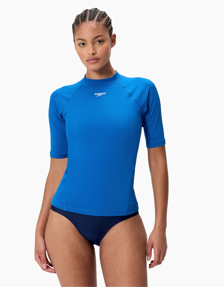 Speedo Womens/Ladies Endurance+ Short-Sleeved Rash Guard