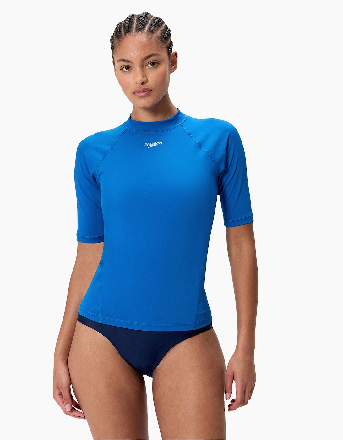 Speedo Womens/Ladies Endurance+ Short-Sleeved Rash Guard