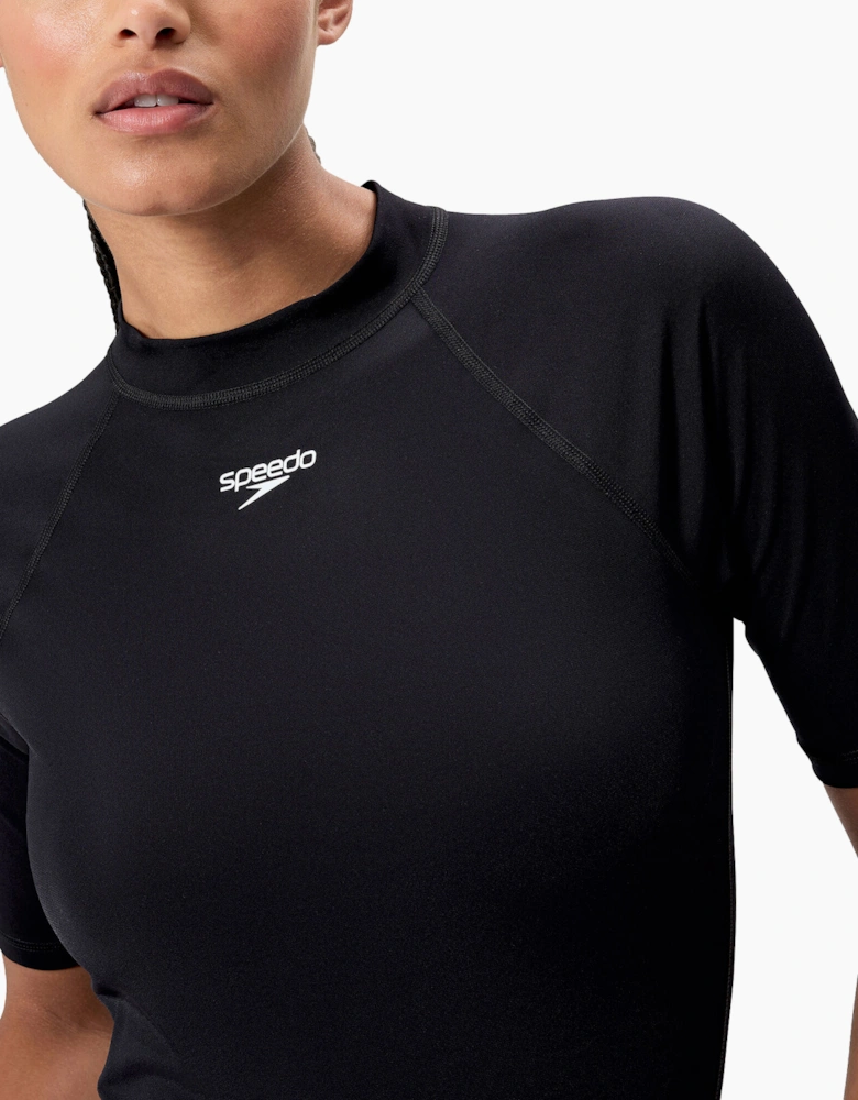 Speedo Womens/Ladies Endurance+ Short-Sleeved Rash Guard