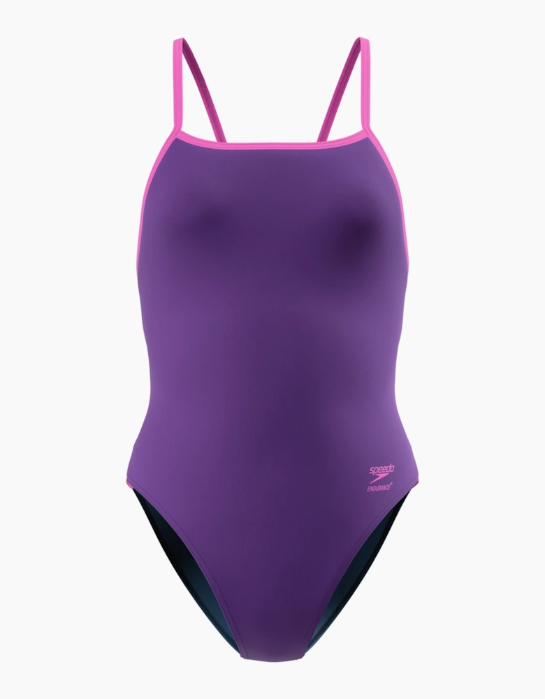Speedo Womens/Ladies Solid Triback One Piece Swimsuit
