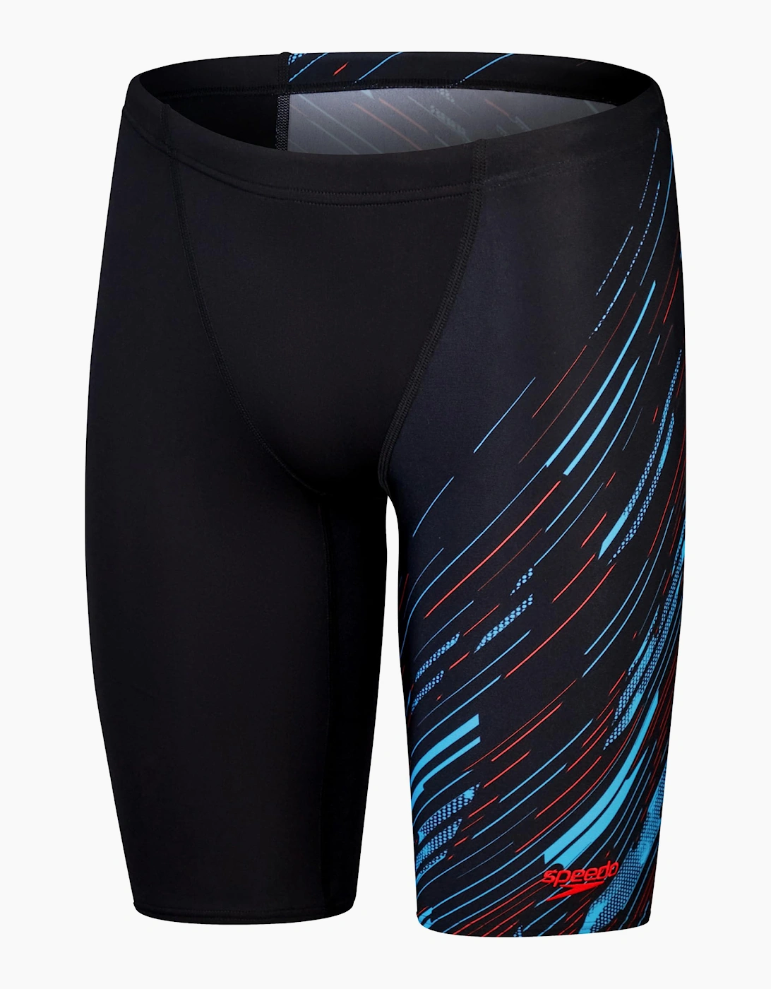 Speedo Mens Hyperboom Lines Endurance+ V-Cut Jammer Shorts