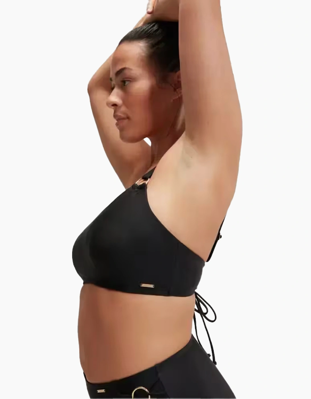 Speedo Womens/Ladies Asymmetric Shaping Bikini Top