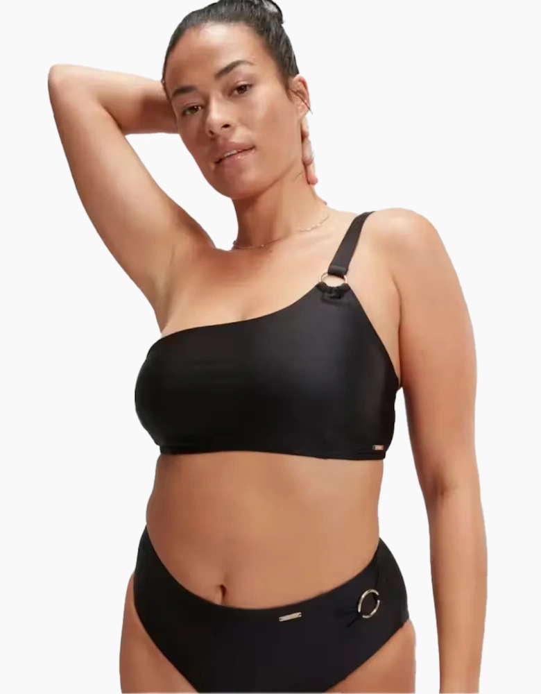 Speedo Womens/Ladies Asymmetric Shaping Bikini Top