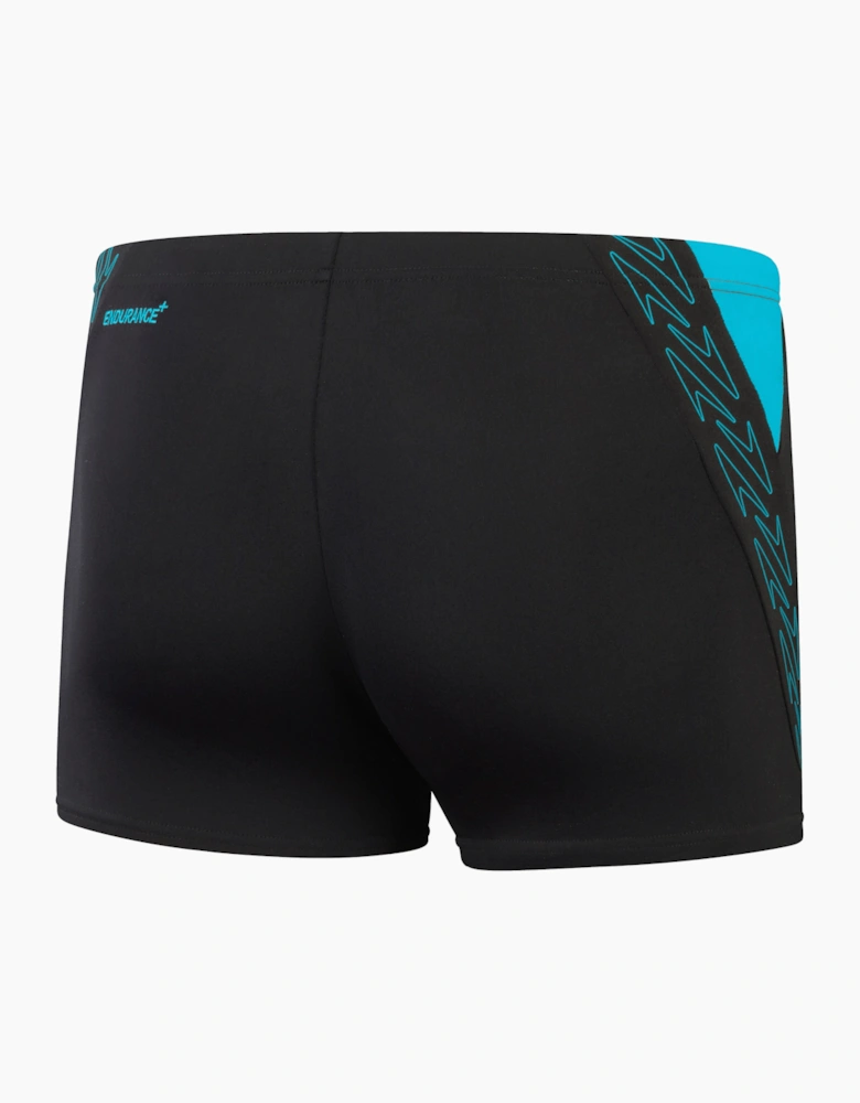Speedo Mens Hyperboom Splice Repeat Logo Swim Shorts