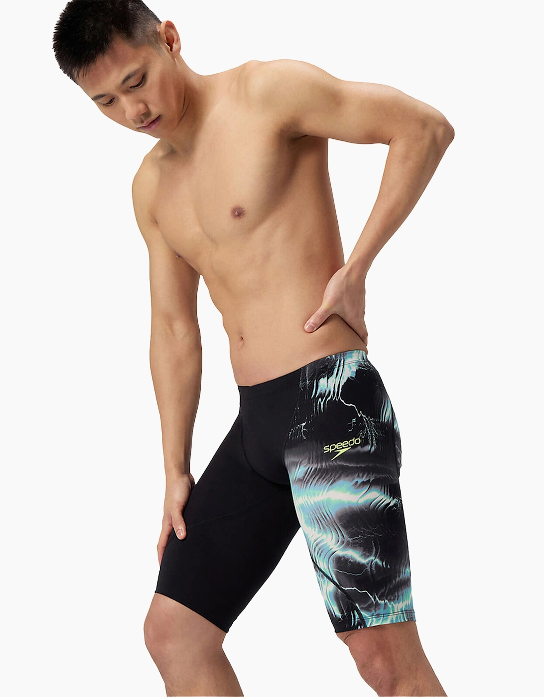 Speedo Mens Fastskin LZR Ignite Asymmetric Jammer Shorts