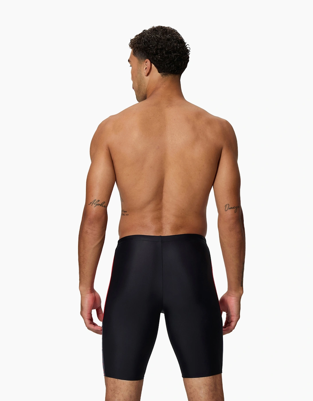 Speedo Mens Colour Block Logo Jammer Shorts