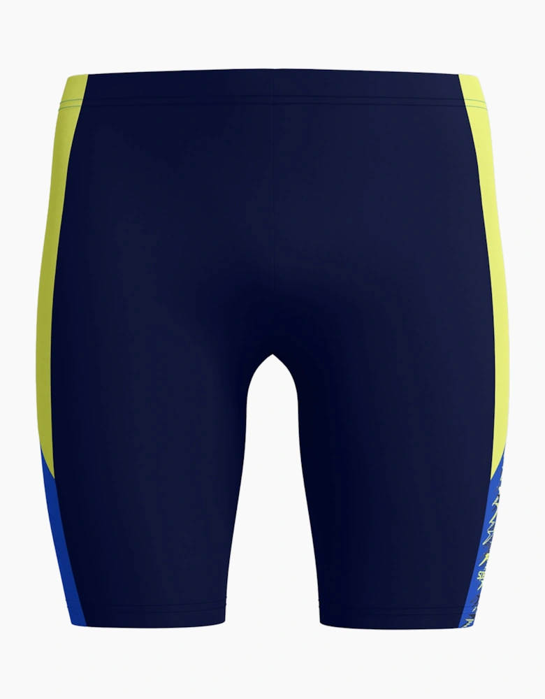 Speedo Mens Colour Block Logo Jammer Shorts