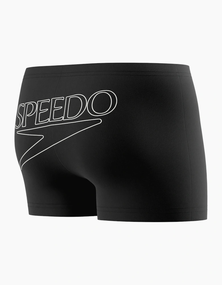 Speedo Mens Big Logo Endurance+ Swim Shorts