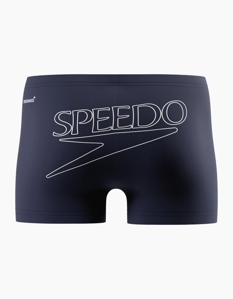 Speedo Mens Big Logo Endurance+ Swim Shorts