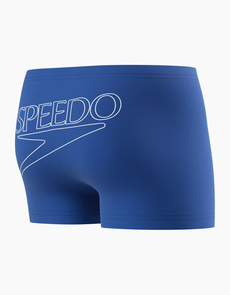 Speedo Mens Big Logo Endurance+ Swim Shorts