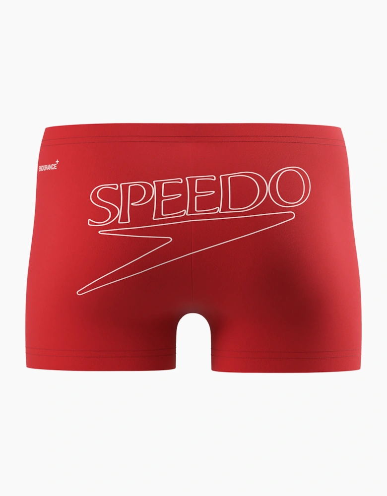 Speedo Mens Big Logo Endurance+ Swim Shorts
