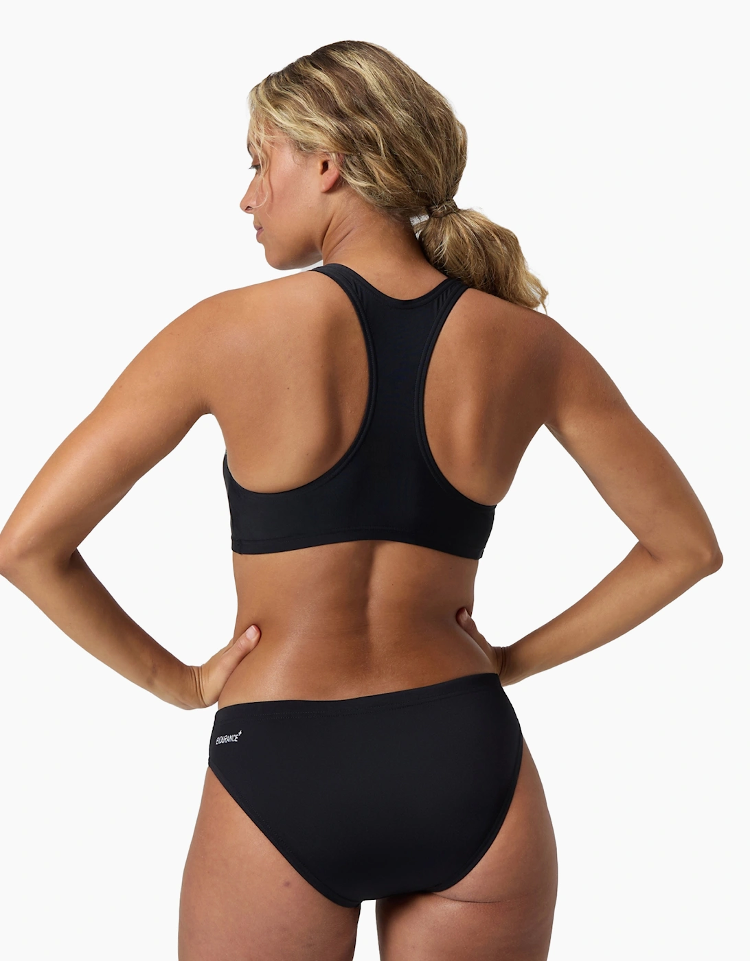 Speedo Womens/Ladies Placement Wave Pattern Bikini Set