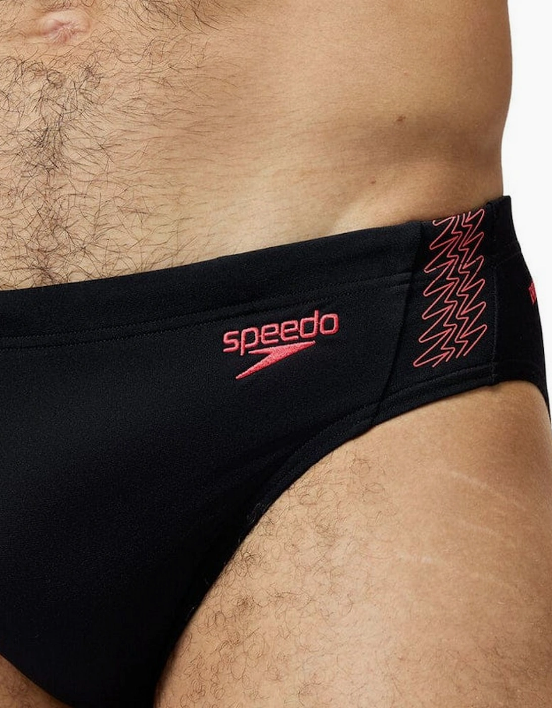 Speedo Mens Hyperboom Splice Logo Swim Briefs