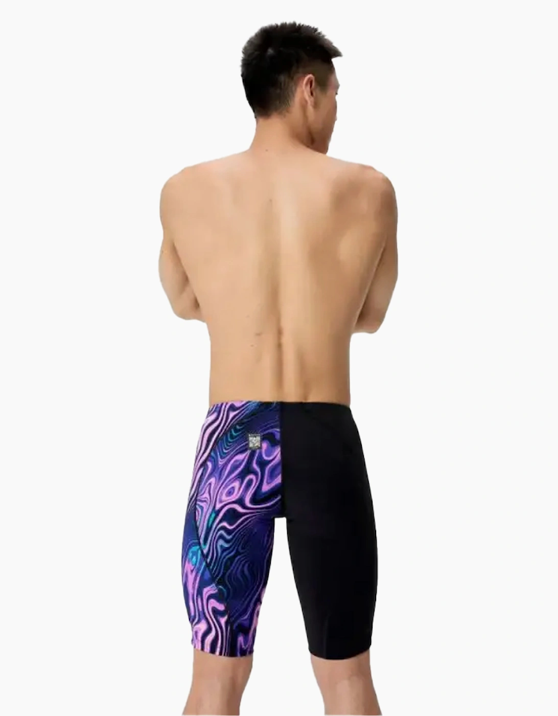 Speedo Mens Fastskin LZR Ignite Marble Swirl Jammer Shorts