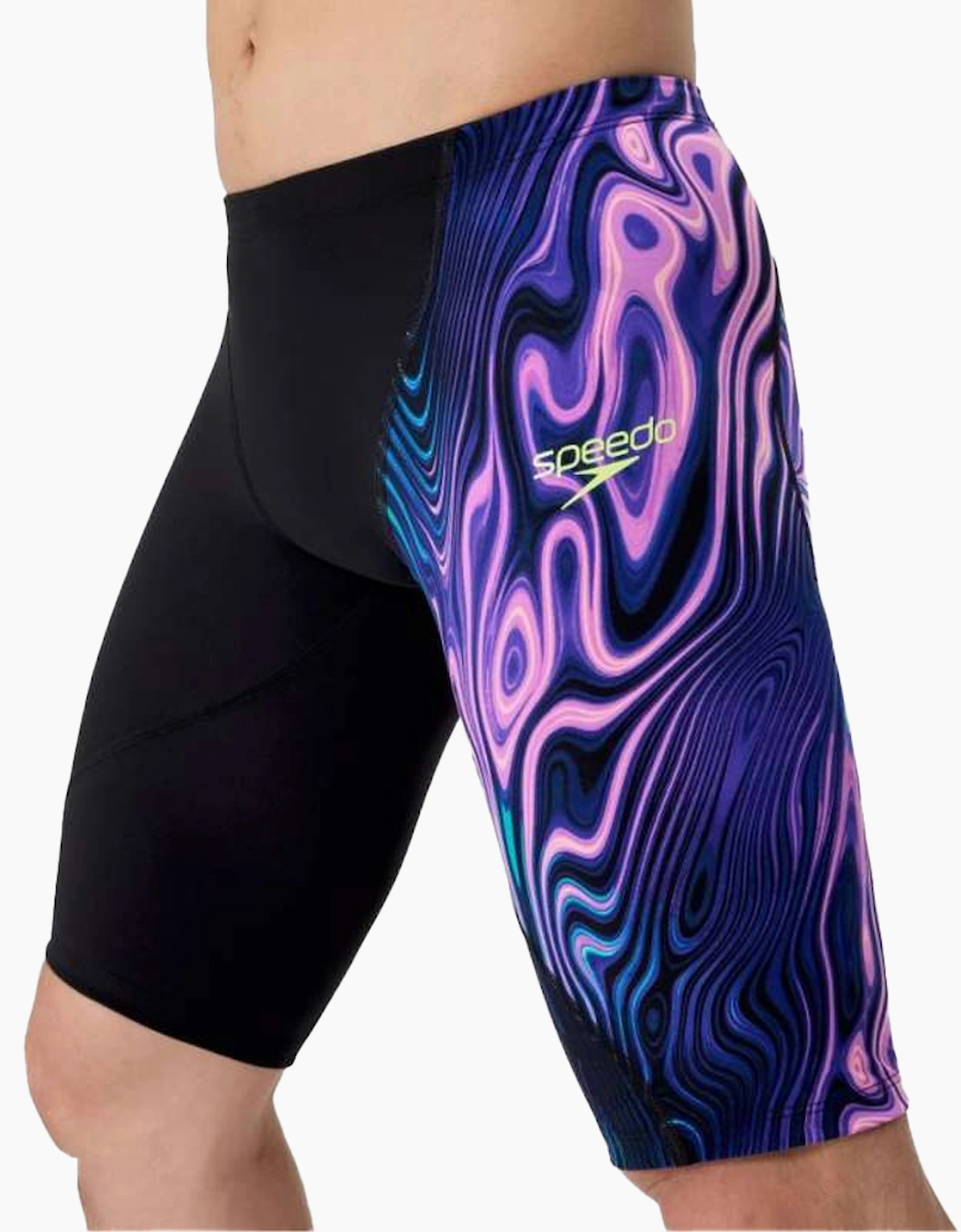 Speedo Mens Fastskin LZR Ignite Marble Swirl Jammer Shorts