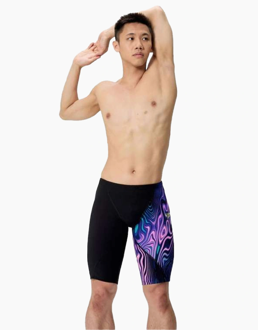 Speedo Mens Fastskin LZR Ignite Marble Swirl Jammer Shorts