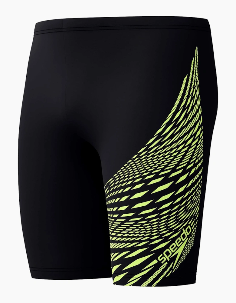 Speedo Mens Medley Wave Pattern Jammer Shorts