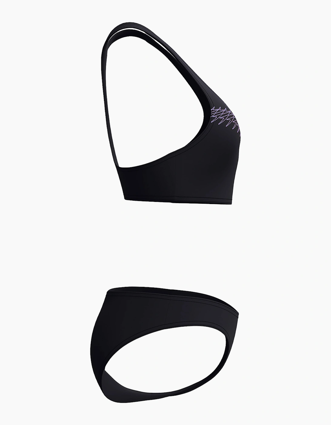 Speedo Womens/Ladies Placement Racerback Two-Piece Swimsuit