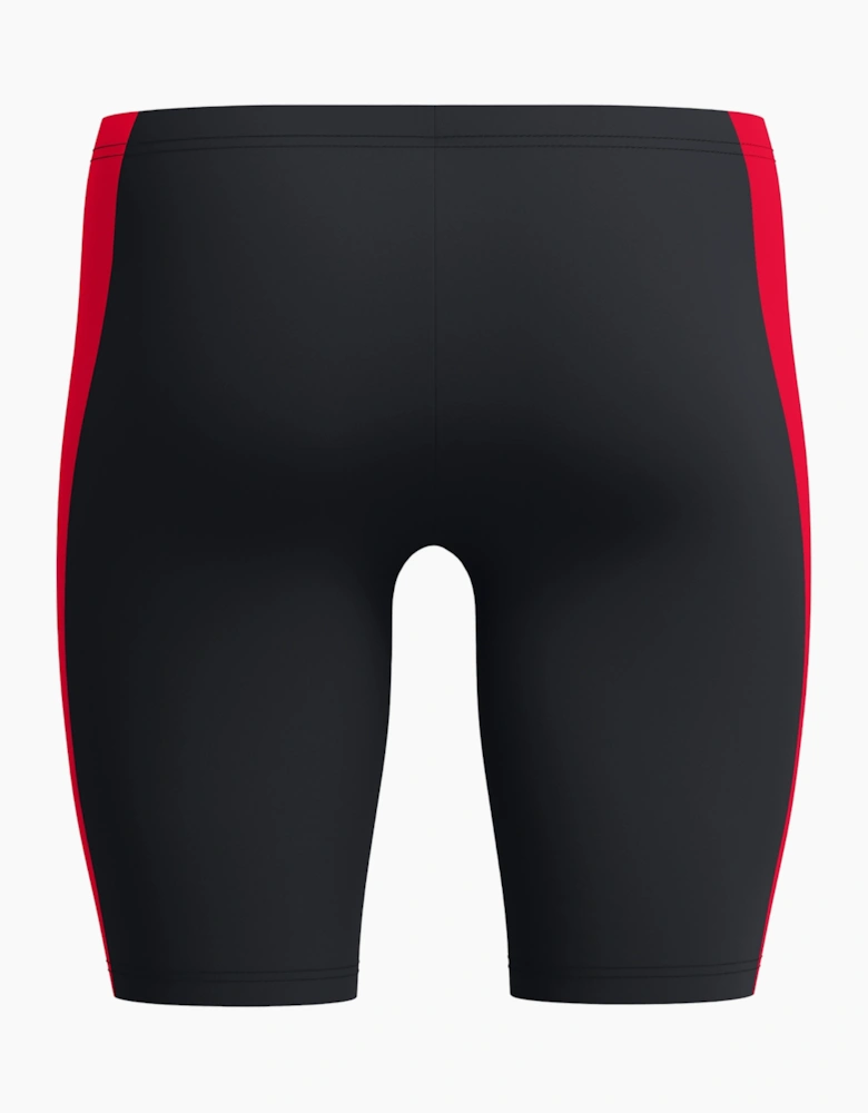 Speedo Mens Splice Solid Jammer Shorts