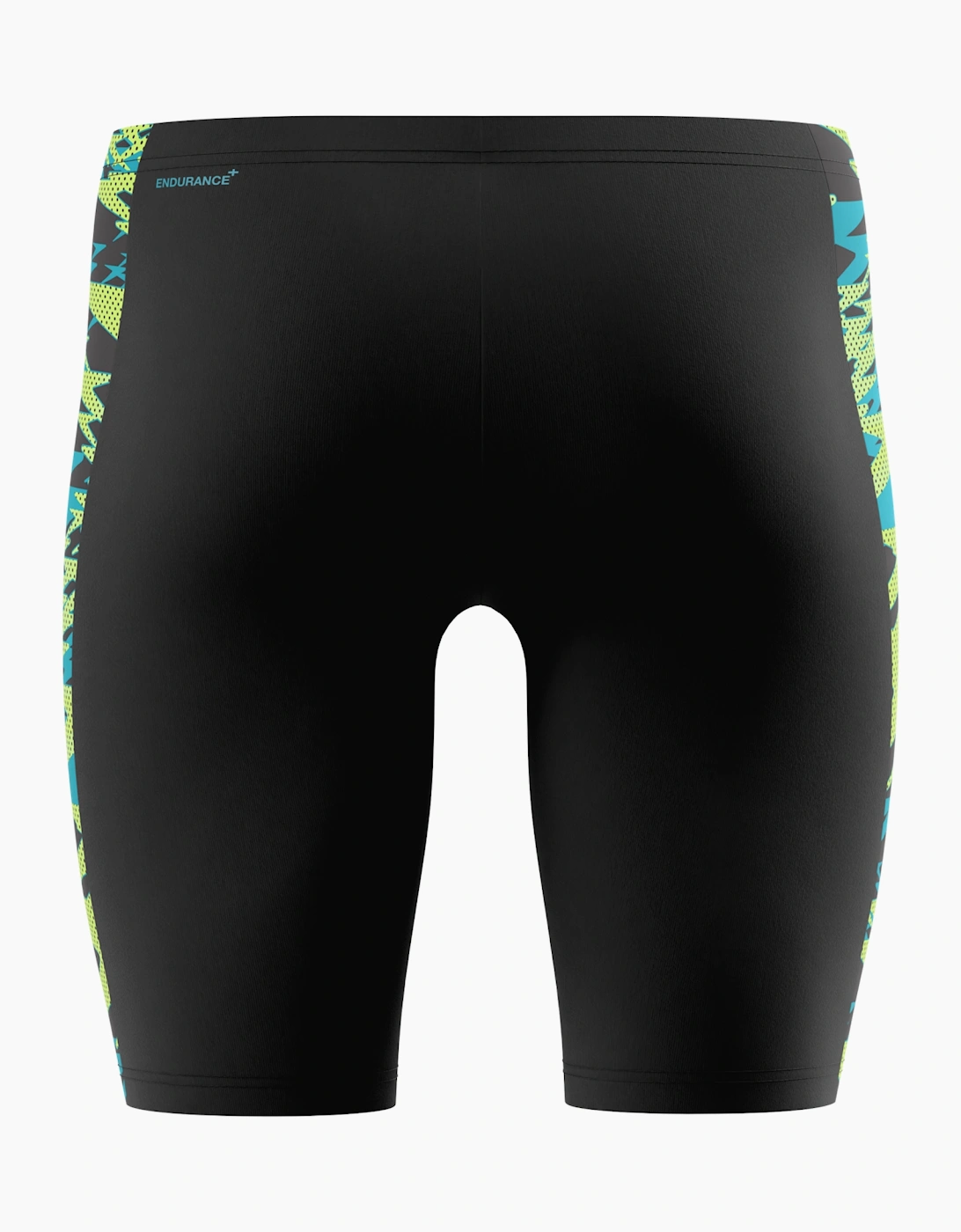Speedo Mens Hyperboom Splice Patterned Mid Rise Jammer Shorts