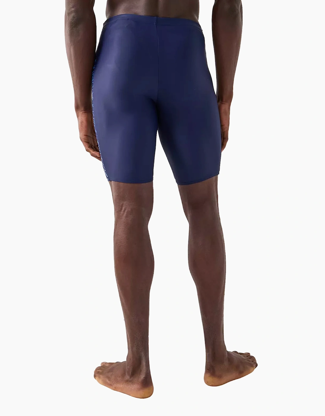 Speedo Mens Medley Geometric Linear Logo Jammer Shorts