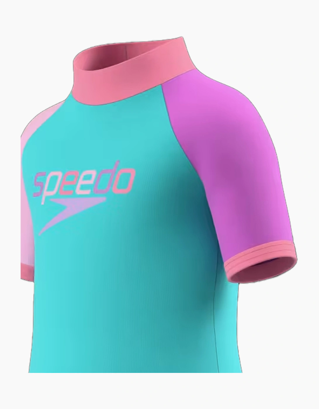Speedo Childrens/Kids Short-Sleeved Rash Guard Set