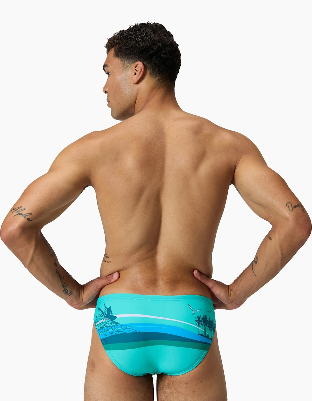 Speedo Mens Beachstar Surfer Swim Briefs