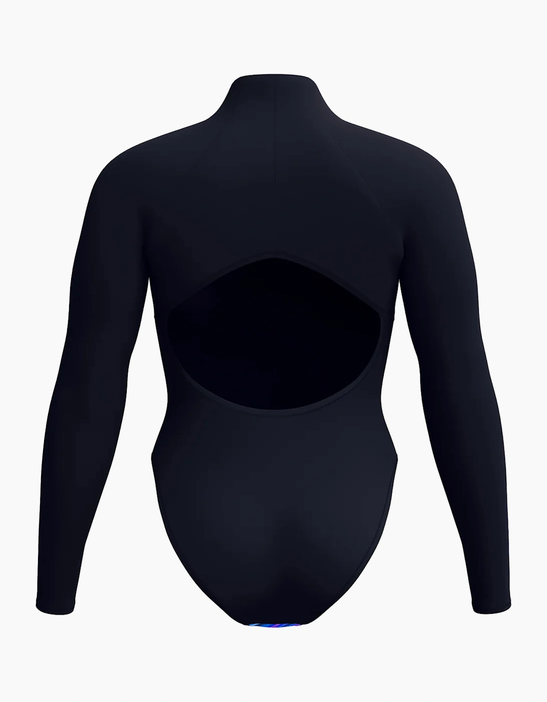Speedo Womens/Ladies Glow Zipped Long-Sleeved One Piece Swimsuit