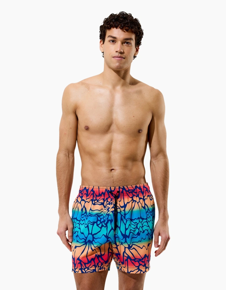 Speedo Mens Redondo Edge Patterned Swim Shorts